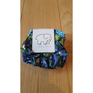 Ivory Ella Hair Scrunchies, set of 3,‎ Blues and Greens NWT